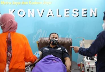 Donor Plasma Polri Bisa Jadi Teladan Lembaga Lain