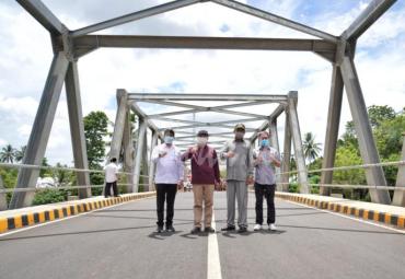 Jembatan Tanjung Agung Palik Bengkulu Utara Akhirnya Terwujud