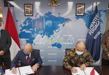 RI-Malaysia Tanda Tangani MOU Pembelian Limbah Sawit. Foto: Humas Kemendag