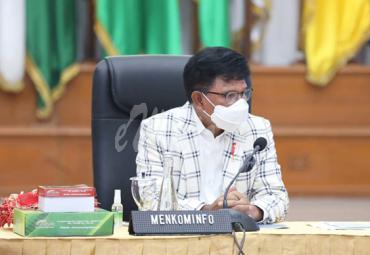 Menteri Kominfo Johnny G. Plate