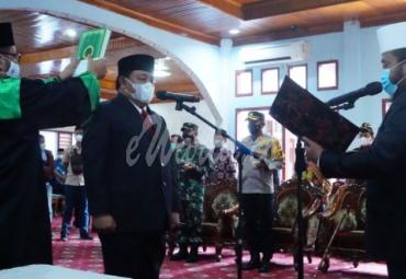 Pelantikan Sekda Kota Bengkulu