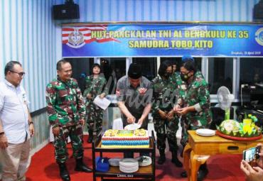 Wagub Ajak Lanal Bengkulu Saling Mendukung dengan Pemerintah Daerah