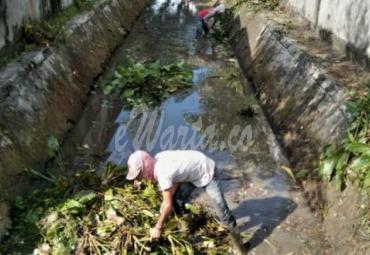 Dinas PUPR Kota Bengkulu Bersih-bersih Drainase