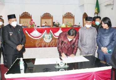 DPRD Seluma Gelar Paripurna LKPJ Tahun 2020. Foto: Kominfo