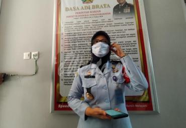 Kepala Divisi Pemasyarakatan Kantor wilayah Kemenkumham Provinsi Bengkulu Ika Yusanti 