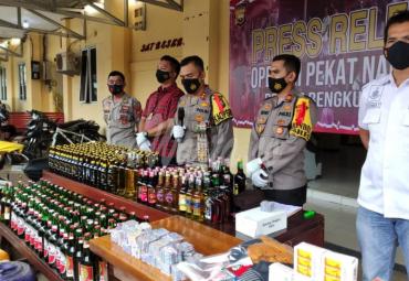 Polres BU Tangkap Puluhan Tersangka dalam Ops Pekat Nala 2021