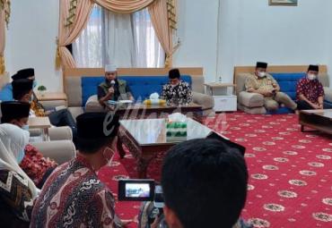 Pendampingan Terhadap Perangkat Daerah Pemetaan Ekosistem Inovasi/Indeks Daya Saing Daerah (IDSD) dan Inovasi Daerah tahun 2020 di Guest House kantor walikota, Jumat (20/5/2021).