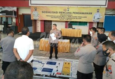 Polres Blitar Gelar Rakor Renpam PAW Kades Tegalsari Bersama Instansi Terkai