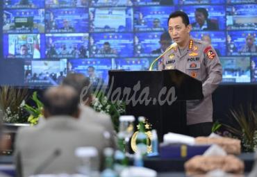 Kapolri Jenderal Listyo Sigit Prabowo membuka Rapat Kerja Teknis (Rakernis) 