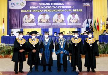 UNIB Tambah Empat Guru Besar Bidang Pendidikan dan Pertanian