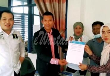 Dian Marfani Ambil Formulir Calon Ketua PWI Bengkulu Didampingi Ketum HIPMI