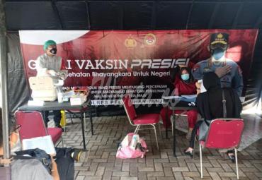 Polri Dirikan Gerai Vaksin Presisi di Polres-Polsek, Gratis dan Tanpa Syarat KTP Domisili 