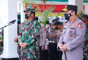 TNI-Polri Akan Tambah Pasukan di Posko PPKM Mikro Jatim