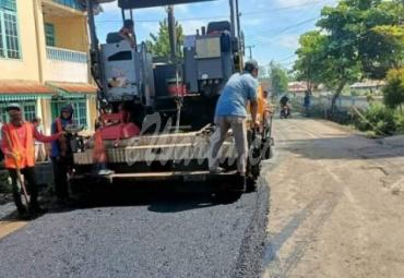 Perbaikan Jalan Enggano Kota Bengkulu Masuk Tahap Pengaspalan