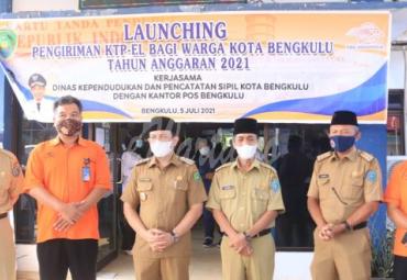 Disdukcapil Kota Bengkulu Kerja Sama dengan PT Pos Kirim E-KTP Antar Alamat