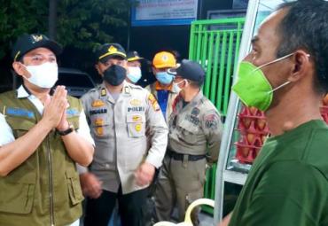 Wawali Tinjau Penerapan PPKM di Wilayah Rawan Kerumunan