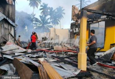 Kebakaran Hanguskan Empat Rumah di Kota Mukomuko